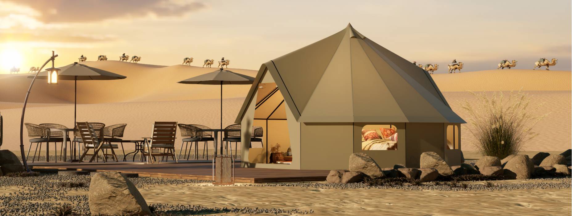 林周县露营酒店帐篷产品